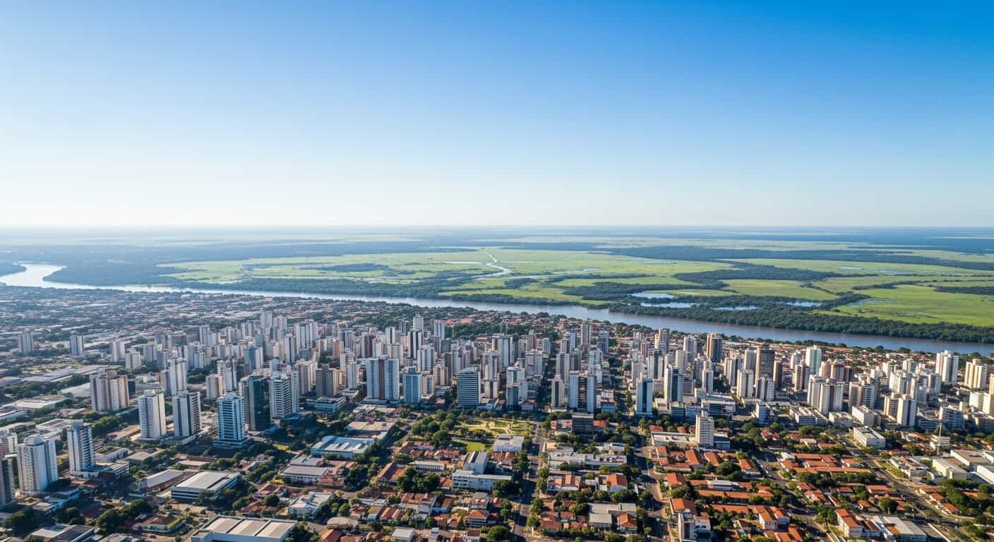 Cuiabá, MT — ilustração do DDD 65 no estado de Mato Grosso