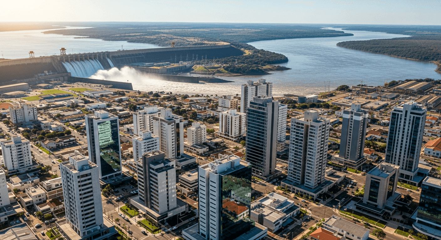 DDD 45 — Cascavel, estado de Paraná (PR) Cascavel, PR — ilustração do DDD 45 no estado de Paraná
