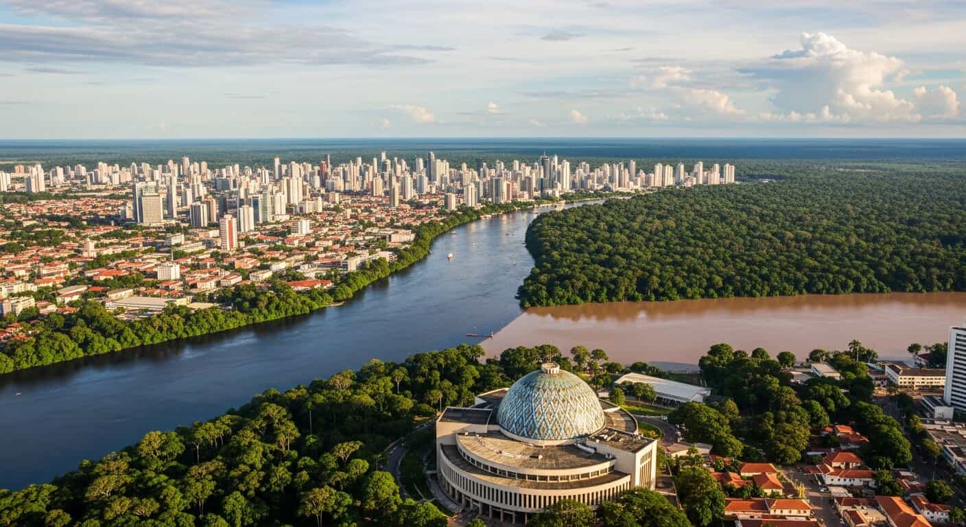 DDD 92 — Manaus, estado de Amazonas (AM) Manaus, AM — ilustração do DDD 92 no estado de Amazonas