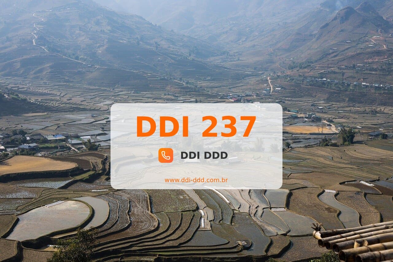 DDI 237 Imagem com DDI 237 - Camarões