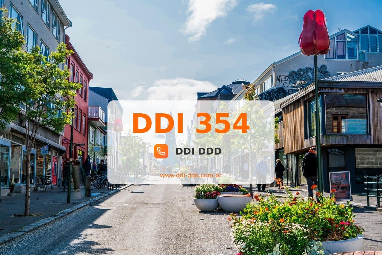 DDI 354 Imagem com DDI 354 - Islândia