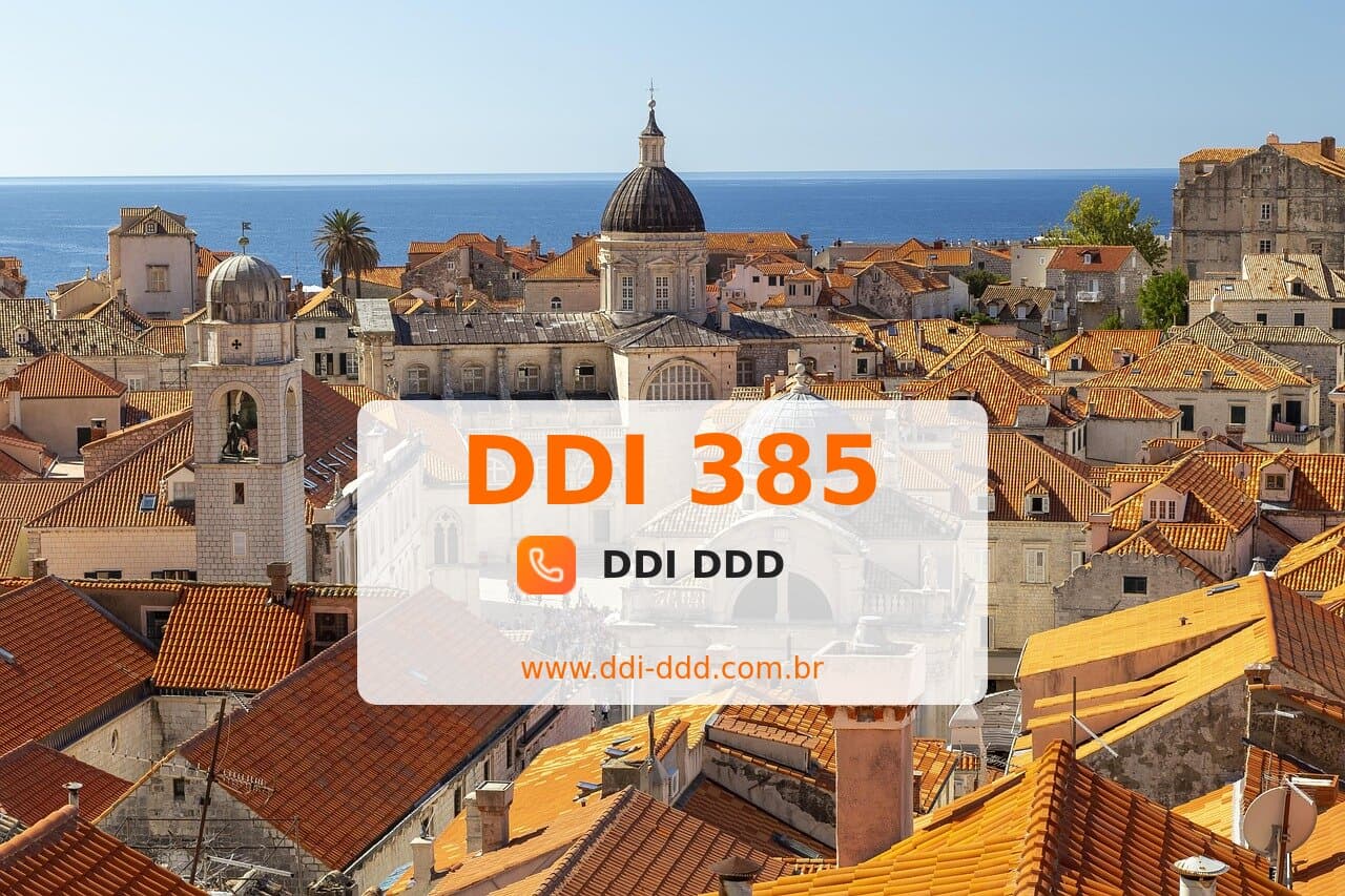 DDI 385 Imagem com DDI 385 - Croácia