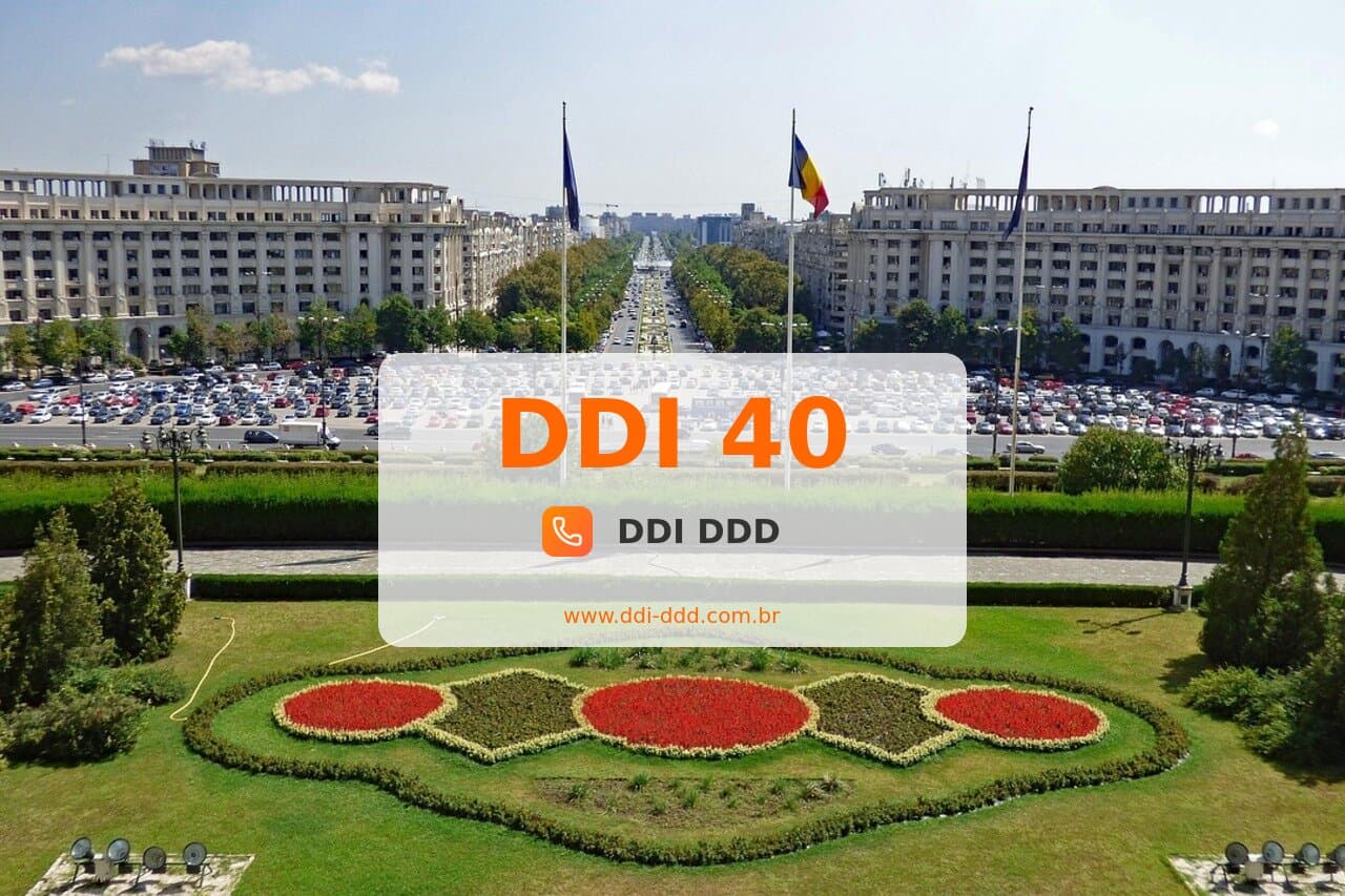DDI 40 Imagem com DDI 40 - Romênia