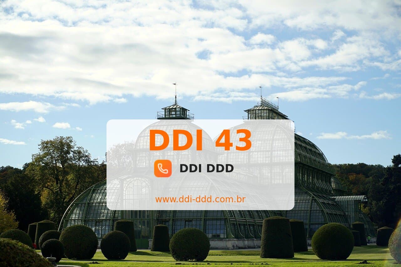 DDI 43 Imagem com DDI 43 - Áustria