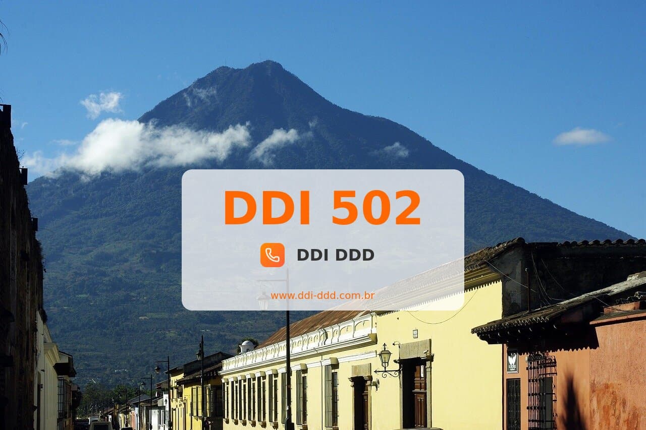 DDI 502 Imagem com DDI 502 - Guatemala