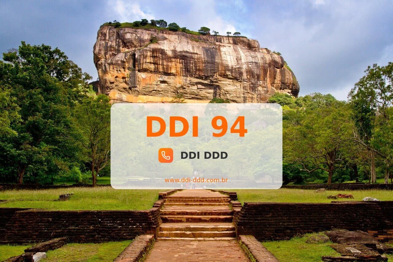 DDI 94 Imagem com DDI 94 - Sri Lanka