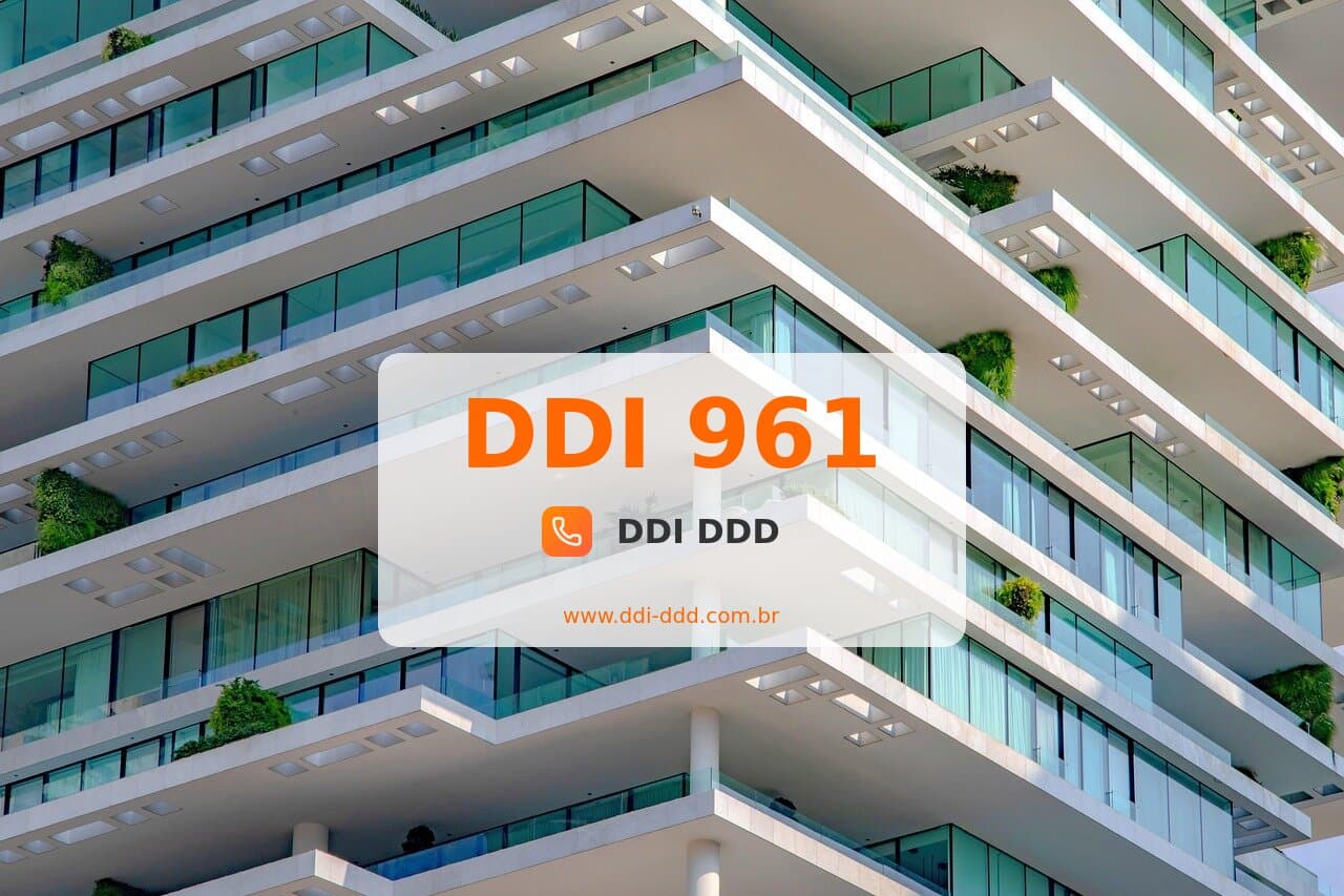 DDI 961 Imagem com DDI 961 - Líbano