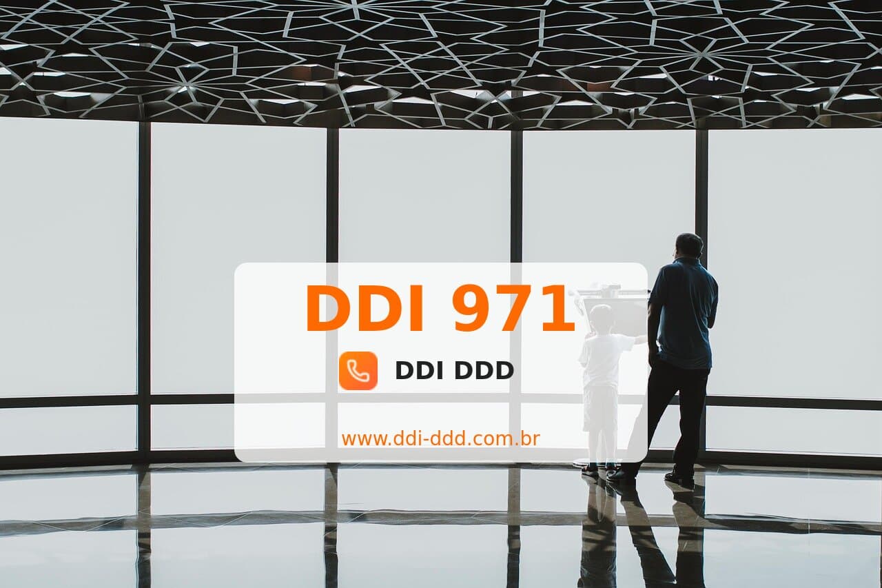 DDI 971 Imagem com DDI 971 - Emirados Árabes Unidos