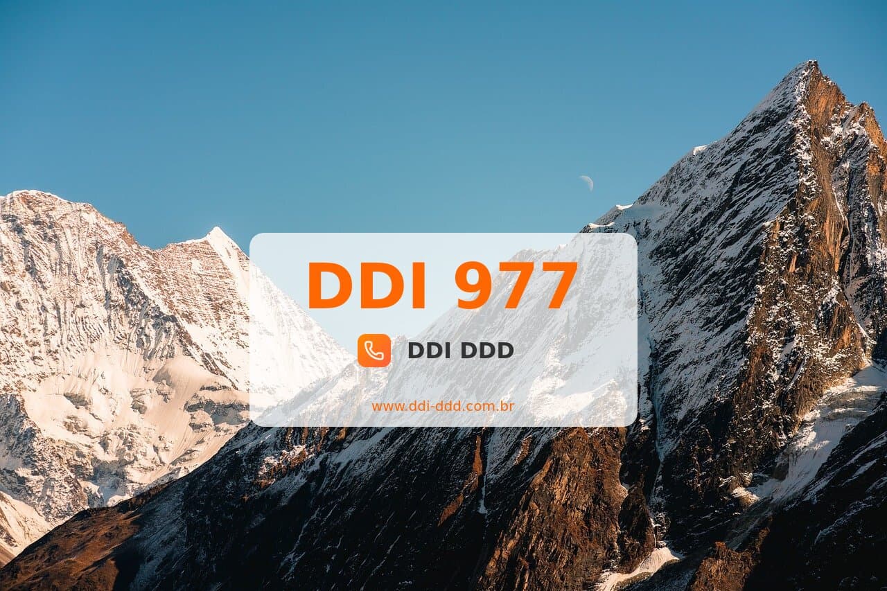 DDI 977 Imagem com DDI 977 - Nepal