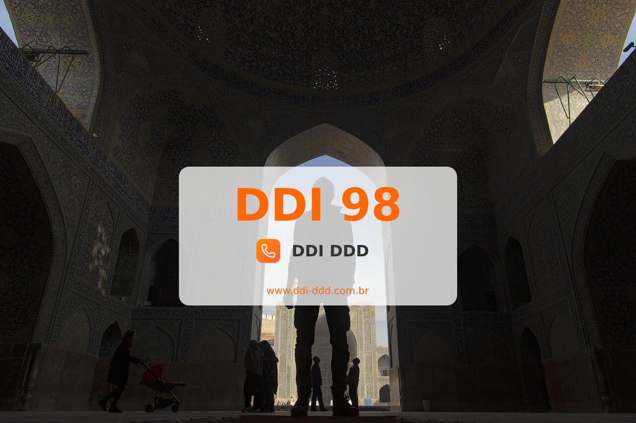 DDI 98 Imagem com DDI 98 - Irã