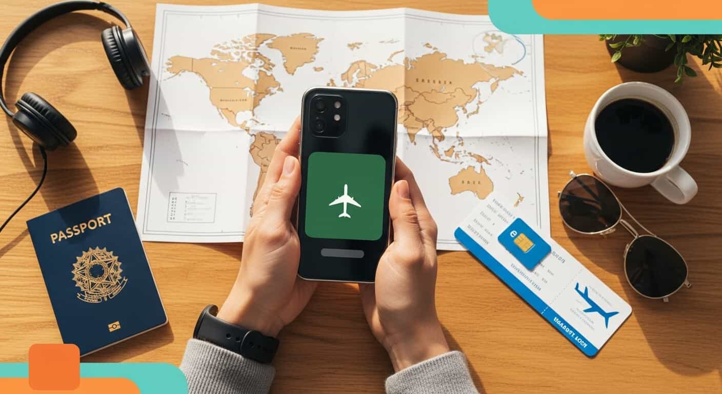 Guia Completo de Roaming Internacional 2026: regras, planos, eSIM e dicas