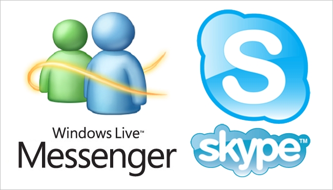 Fusão do messenger e do skype 2 bilhões de minutos