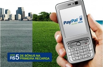 Recarga dos planos Pré-pagos Vivo pelo PayPal