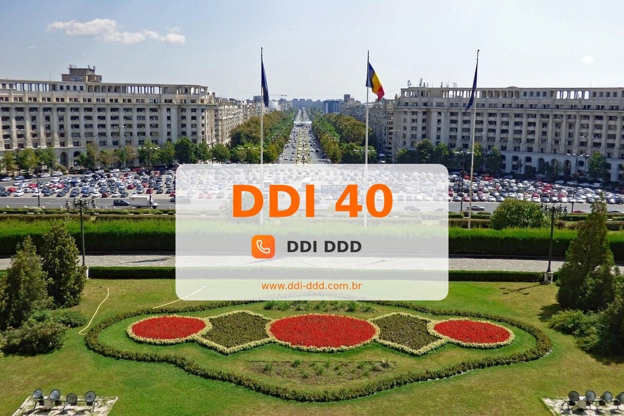 DDI 40 Imagem com DDI 40 - Romênia