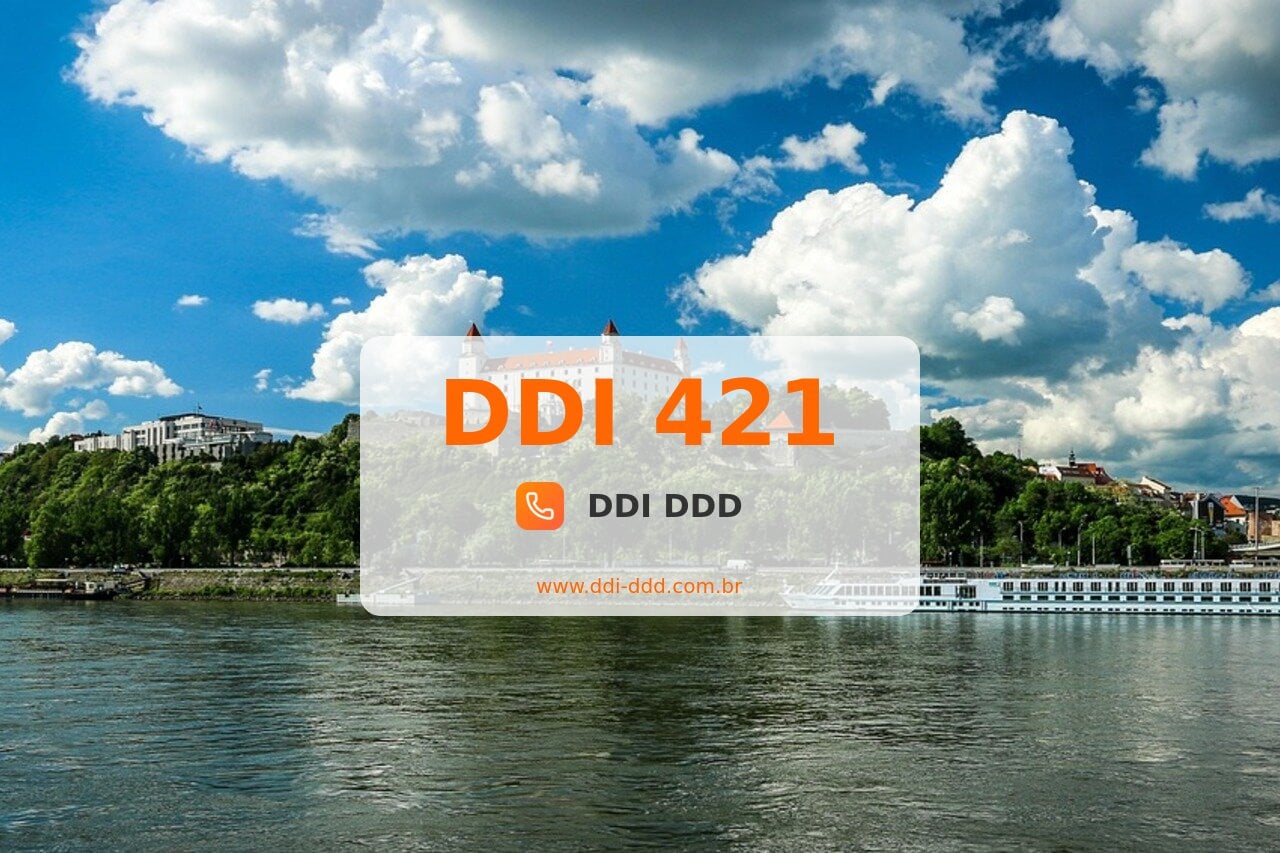 DDI 421 Imagem com DDI 421 - Eslováquia
