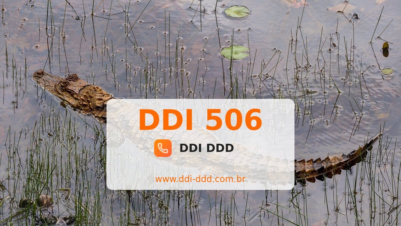 DDI 506 Imagem com DDI 506 - Costa Rica
