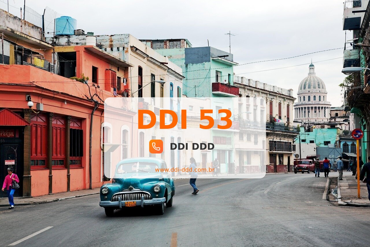 DDI 53 Imagem com DDI 53 - Cuba