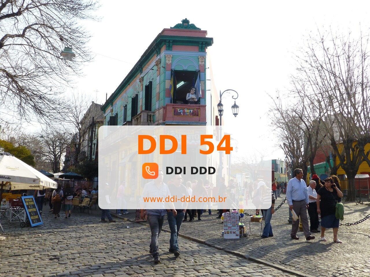 DDI 54 Imagem com DDI 54 - Argentina