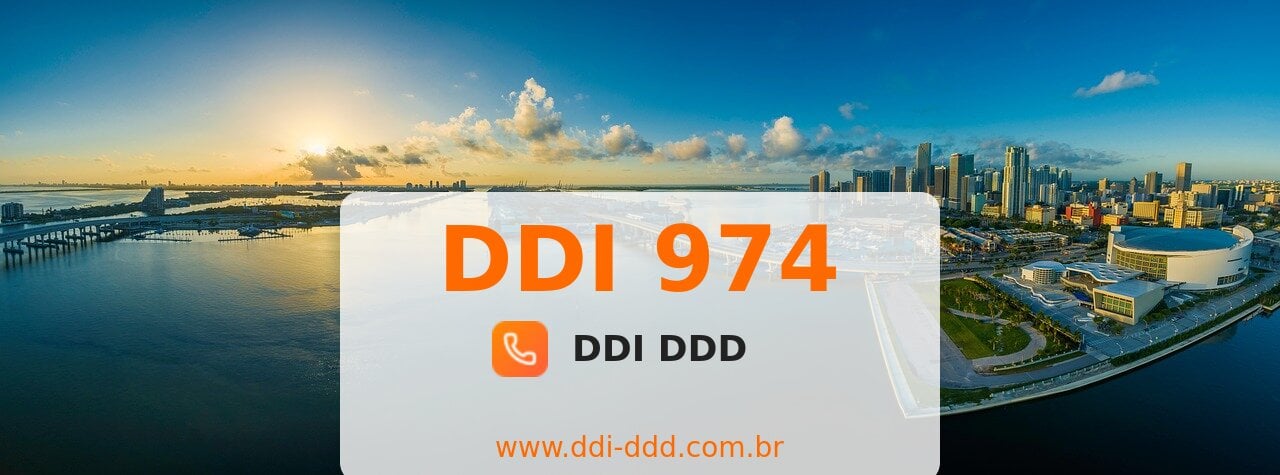DDI 974 Imagem com DDI 974 - Catar